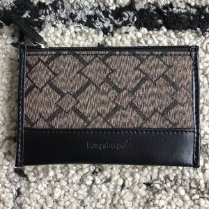 Longaberger signature coin purse